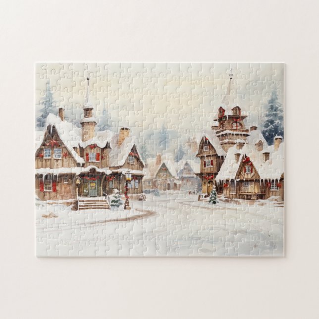 Puzzle Vintage Merry Christmas (Horizontal)
