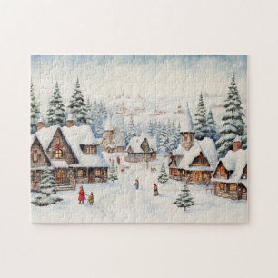 Puzzle Vintage Merry Christmas