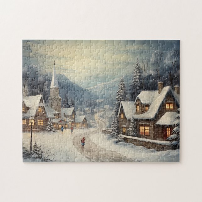 Puzzle Vintage Merry Christmas (Horizontal)