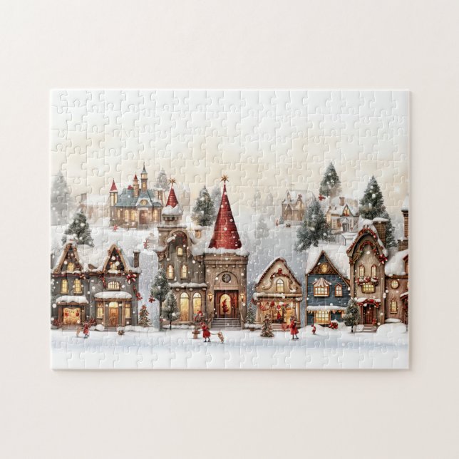 Puzzle Vintage Merry Christmas (Horizontal)