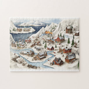Puzzle Vintage Merry Christmas