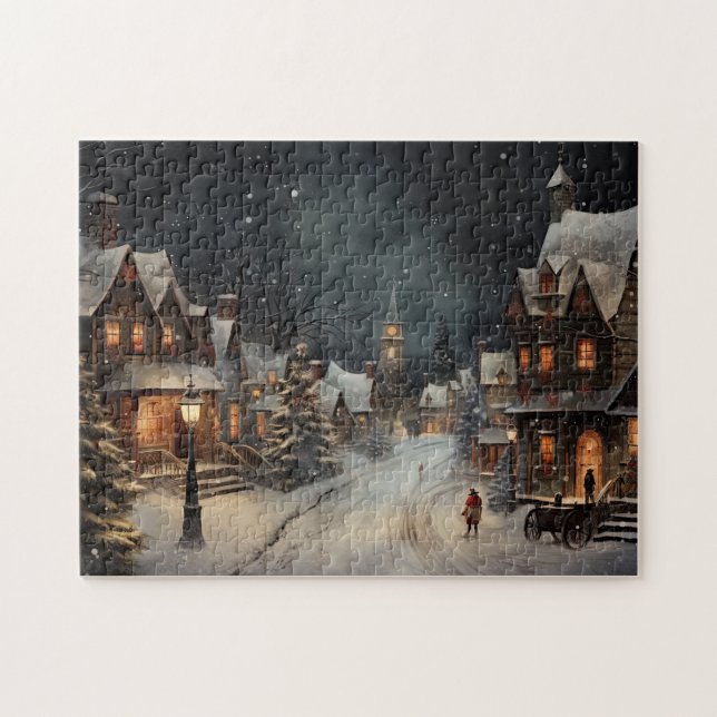 Puzzle Vintage Merry Christmas (Horizontal)