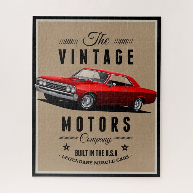 Puzzle Vintage Motors Chevelle (Vertical)