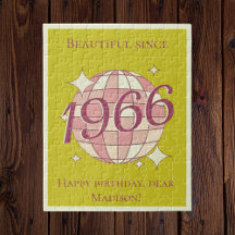 Vintage nacido en 1966 59º cumpleaños