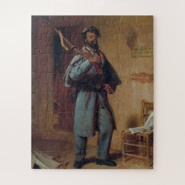 Puzzle Vintage Pintando un poco de historia de guerra: El