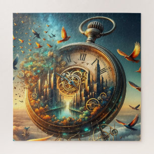 Puzzle Vintage Pocket Watch