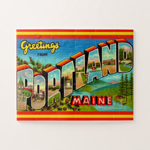 Puzzle Vintage Portland Maine 11x14