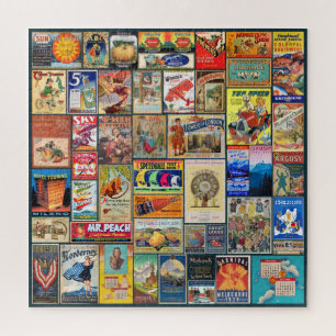 PUZZLE VINTAGE PUBLICIDAD COLLAGE, ¡EMPAQUETADO!