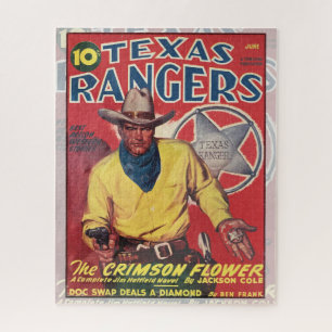 PUZZLE VINTAGE PULP REGAZINE COVER ART WESTERN
