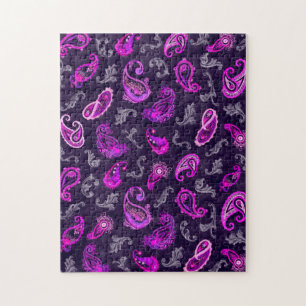 Puzzle Vintage Purple Paisley