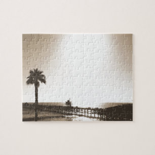 Puzzle vintage retro muelle de san clemente california se