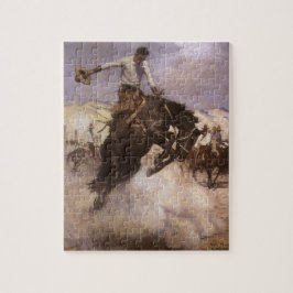 Puzzle Vintage Rodeo Cowboy, Breezy Riding de WHD Koerner