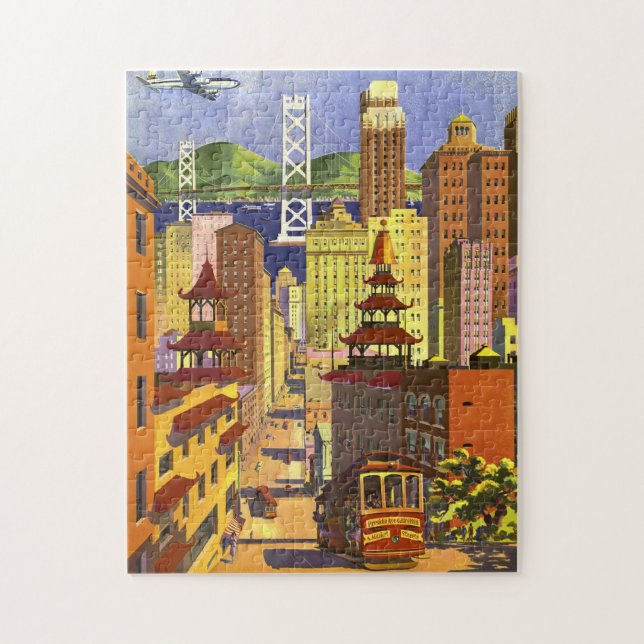 Puzzle Vintage San Francisco (Vertical)