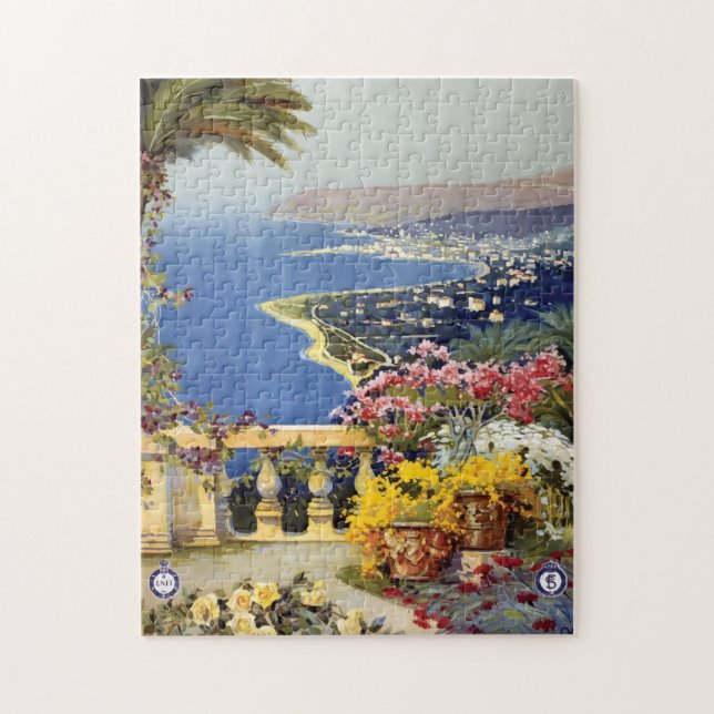 Puzzle Vintage San Remo, Italia (Vertical)