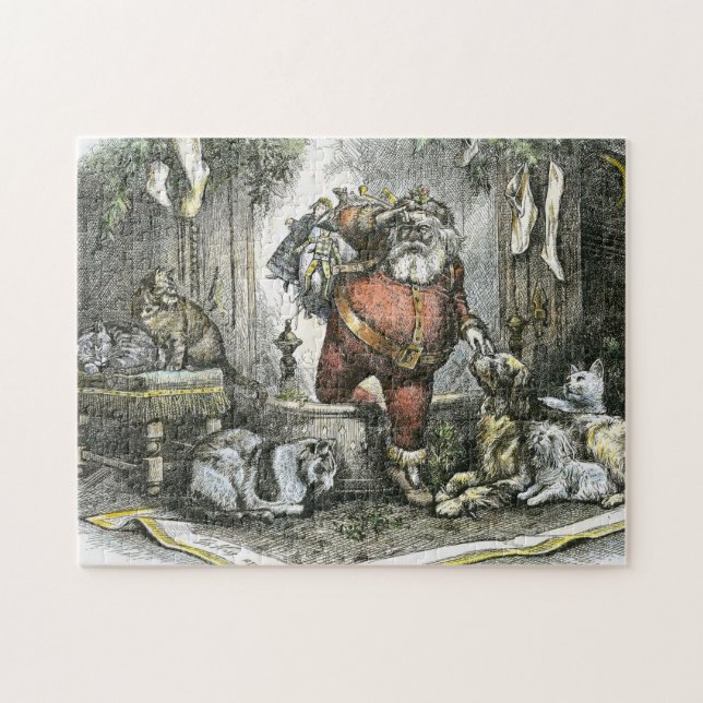 Puzzle Vintage Santa (Horizontal)