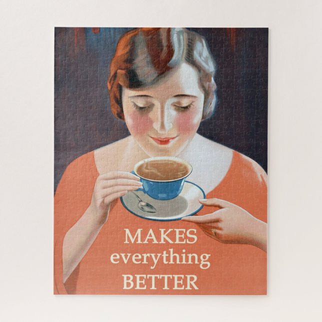 Puzzle Vintage Tea Advertisement - Makes Better (Vertical)