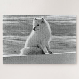 Puzzle Vintage USA Alaska Arctic fox