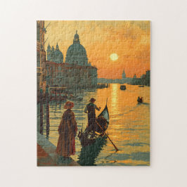 Puzzle Vintage Venice Sunset