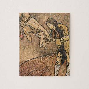 Puzzle Vintage Viajes de Gulliver de Arthur Rackham