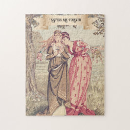 Puzzle Vintage Victoria Sisters Ilustracion Regency