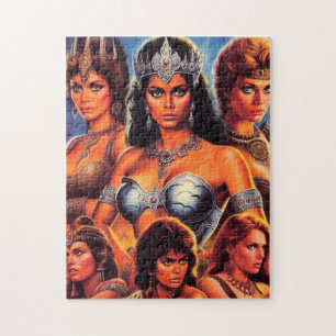 Puzzle Vintage Warrior Queens