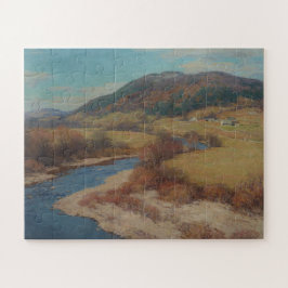 Puzzle Vintage Willard Metcalf Indian Summer Vermont