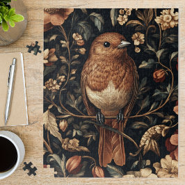 Puzzle Vintage William Morris Bird Foliage Art