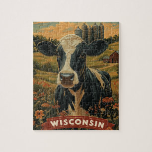Puzzle Vintage Wisconsin Patriotic Spirit