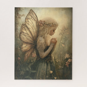 Puzzle Vintage Woodland Fairy with Floral Crown