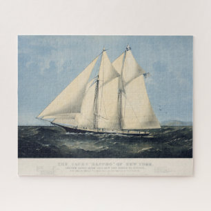 Puzzle Vintage Yacht Sailboat