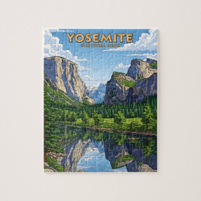 Puzzle Vintage Yosemite (Vertical)