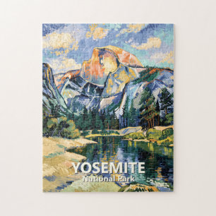 Puzzle Vintage Yosemite Half Dome Vibrante Van Gogh Perso