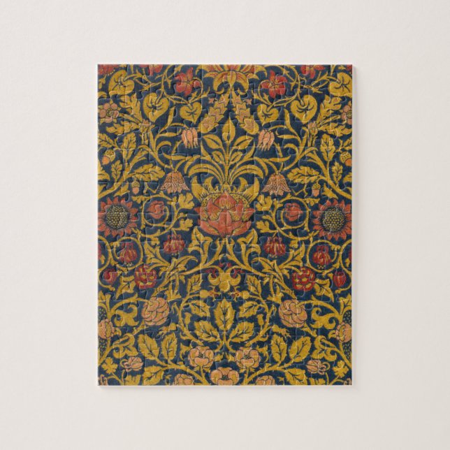 Puzzle Violeta y Columbina por William Morris (Vertical)