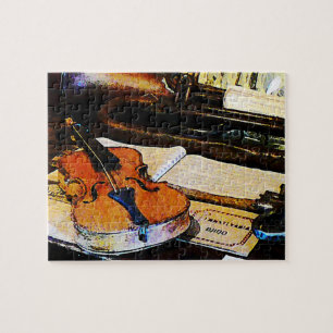 Puzzle Violín y corneta
