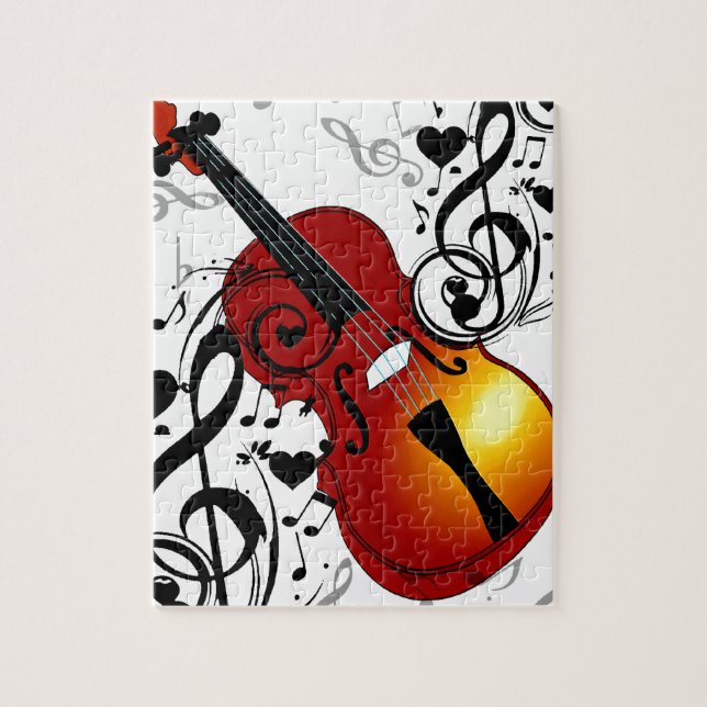 Puzzle Violinista, sacude la casa_ (Vertical)