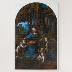 Puzzle Virgen de las Rocas-Leonardo da V. Segunda versión