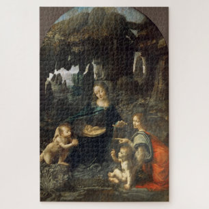 Puzzle Virgen de las Rocas, Leonardo da Vinci