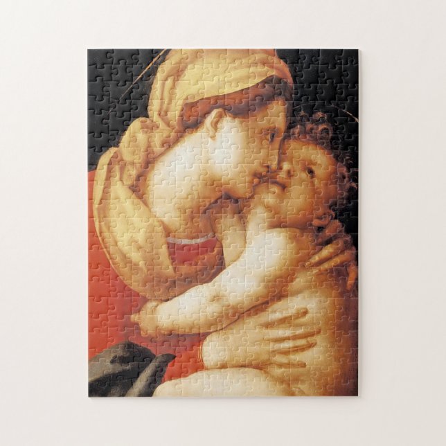 Puzzle Virgen e Niño de Jacopo Da Pontormo (Vertical)