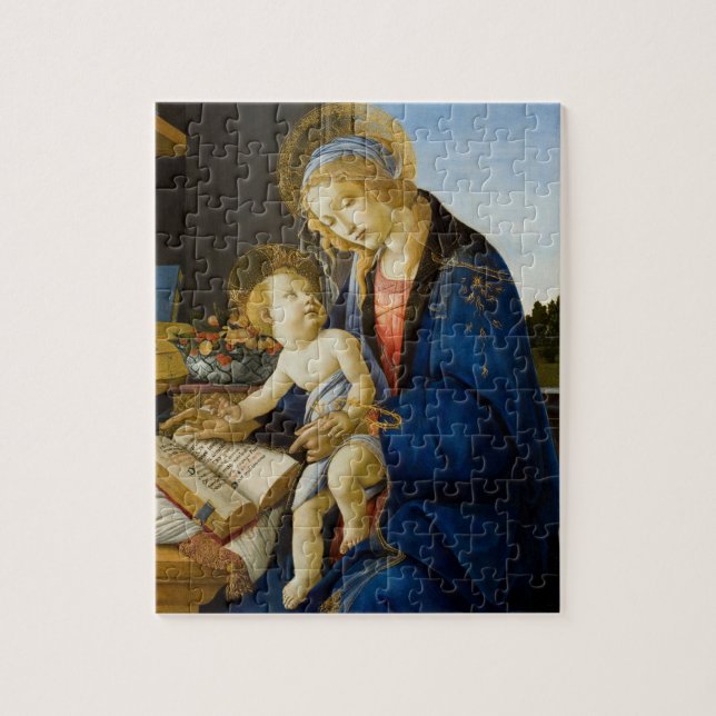 Puzzle Virgen e Niño de Sandro Botticelli (Vertical)