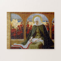Virgen María en el jardín de rosas (Albert Edelfel