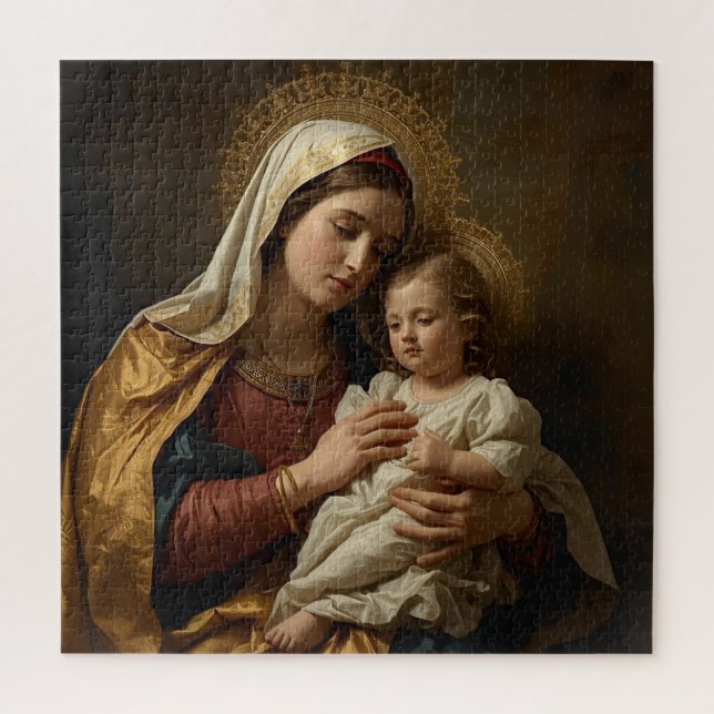 Puzzle Virgen María y Niño Jesús (Vertical)