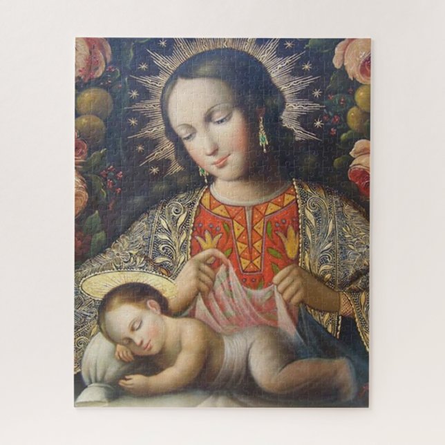 Puzzle Virgen y Niño (Vertical)
