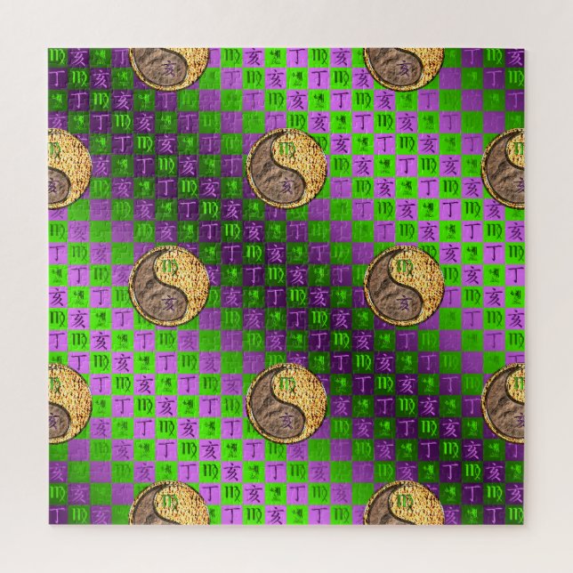 Puzzle Virgo & Jabalí de Fuego (Vertical)