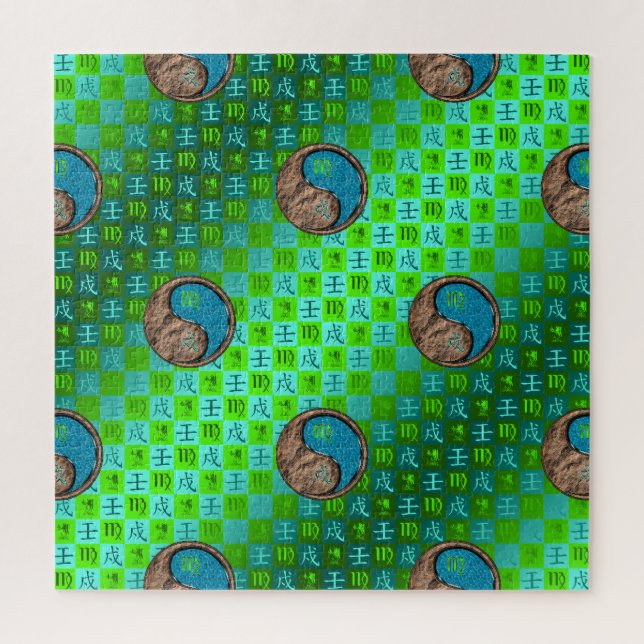 Puzzle Virgo & Perro de Agua (Vertical)