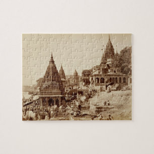 Puzzle Vishnu Pud y otros templos, Benares (foto de la