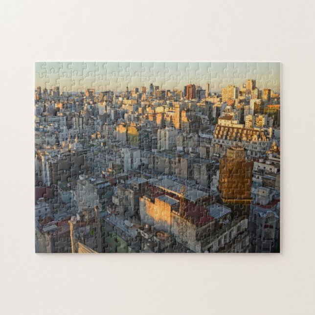 Puzzle Visión elevada sobre la vecindad de Balvanera (Horizontal)