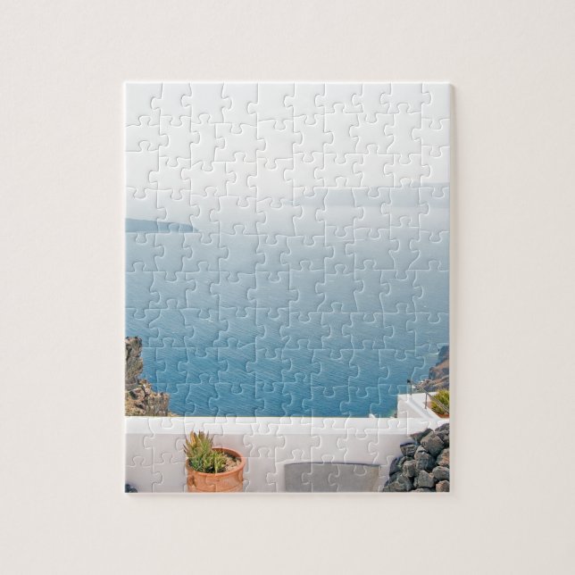 Puzzle Visión en la isla de Santorini (Vertical)