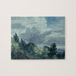 Puzzle Visión sobre un paisaje amplio, con los árboles
