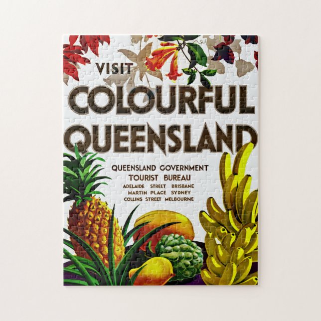 Puzzle Visita Colorful Queensland (Vertical)