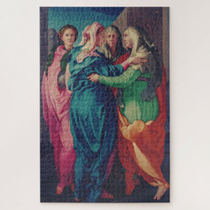 Puzzle Visitación de la Virgen por Pontormo